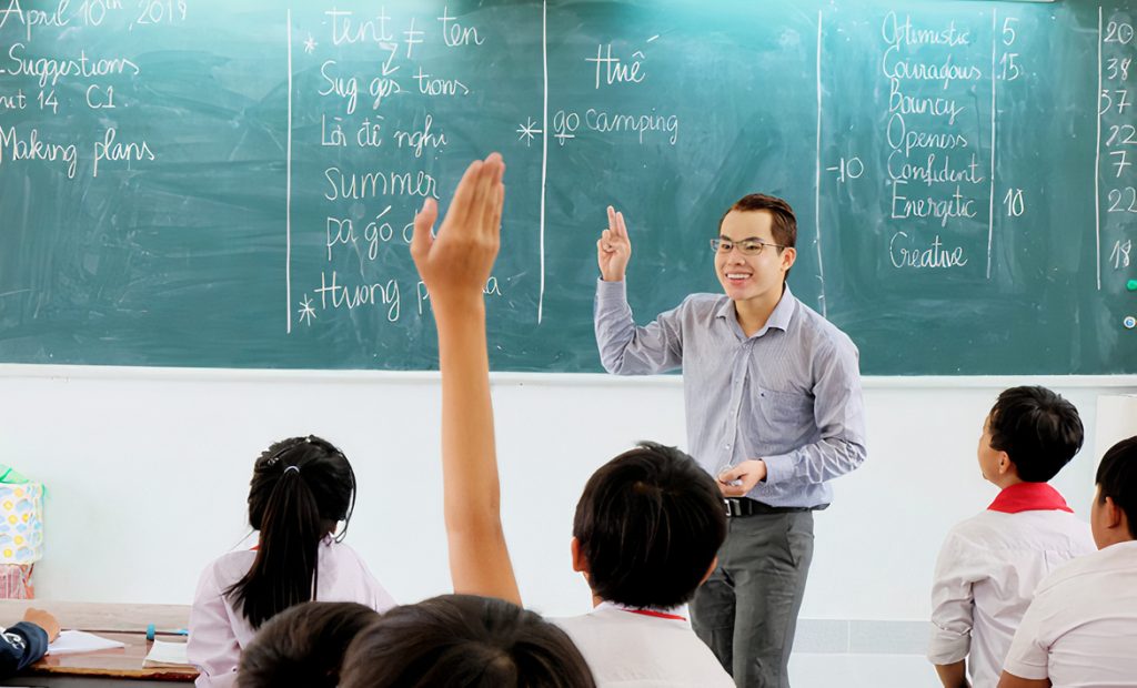 Phong đang là thầy giáo tiếng Anh của dự án Teach For Vietnam tại Tây Ninh