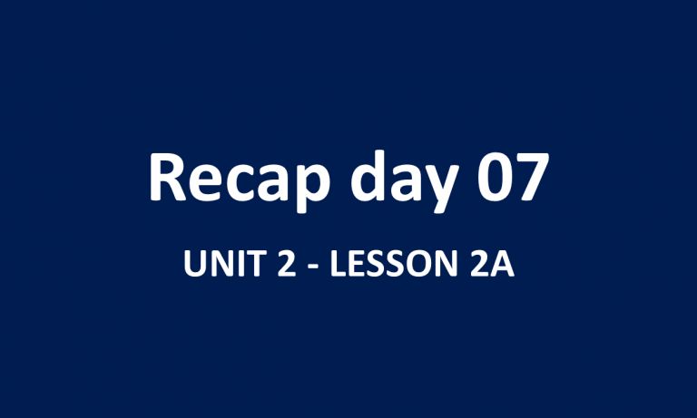 Day 07 - Khóa 2: Tóm tắt buổi học ngày 27/09/2022