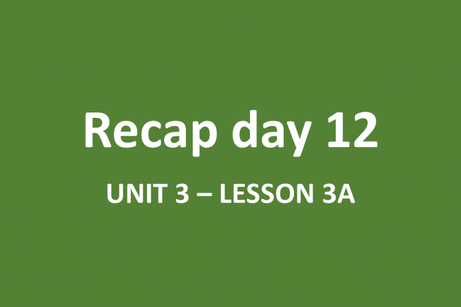 Day 12 - Khóa 3: Tóm tắt buổi học ngày 17/11/2022