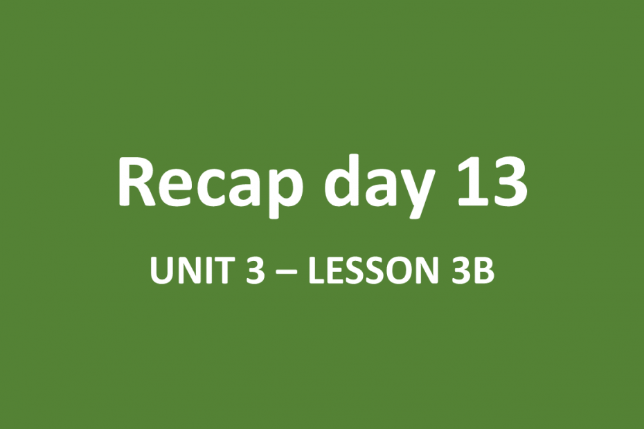 Day 13 - Khóa 3: Tóm tắt buổi học ngày 24/11/2022