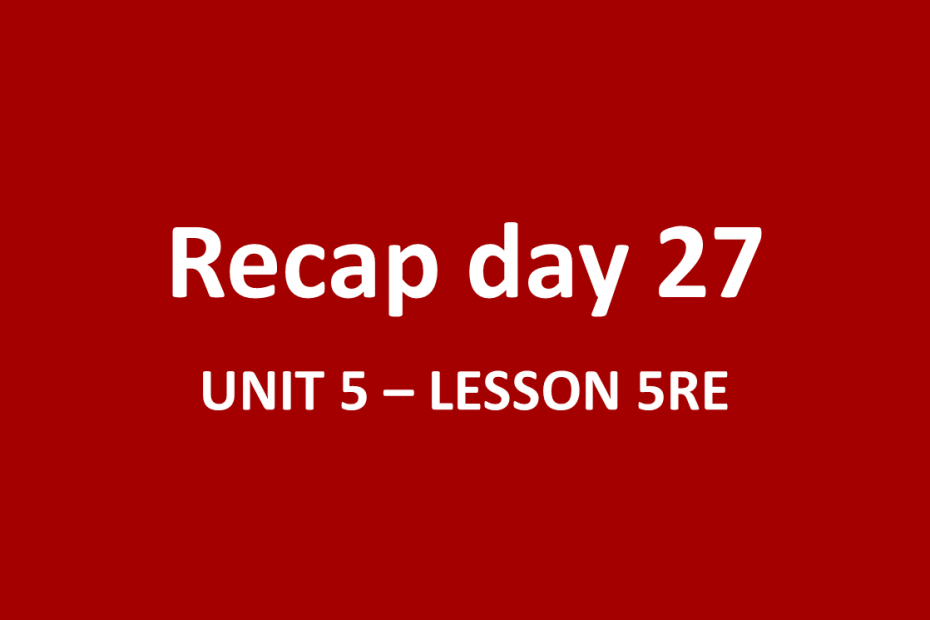 Day 27 - Khóa 1: Tóm tắt buổi học ngày 05/11/2022