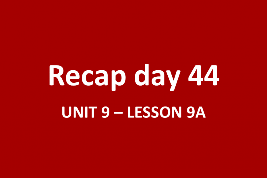 Day 44 - Khóa 1: Tóm tắt buổi học ngày 20/12/2022