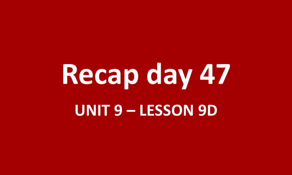 Day 47 – Khóa 1: Tóm tắt buổi học ngày 29/12/2022